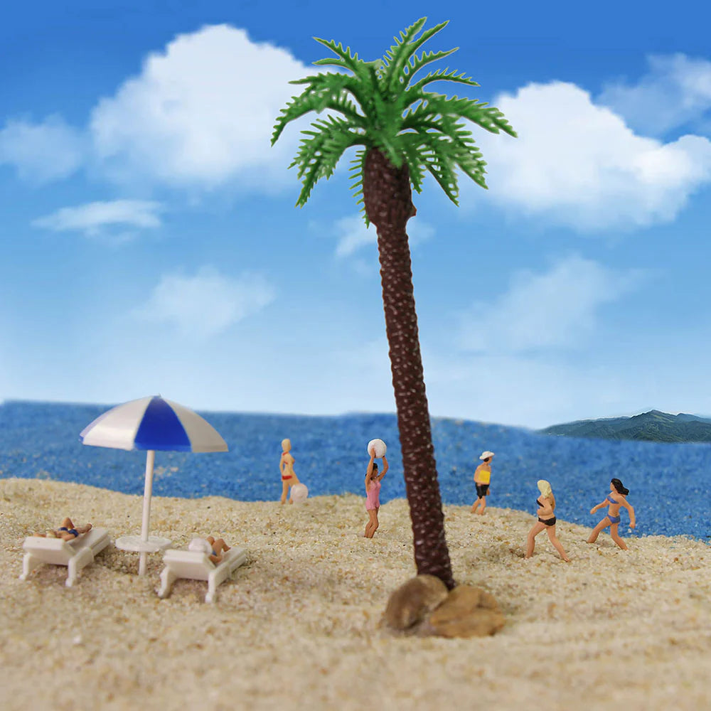 P8720 40pcs HO Scale 1:87 Model Swimming Figures
