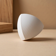 Reuleaux Tetrahedron Geometric Math Model, Smooth Solid Study Reference, Minimalist Desktop Decor — product scene
