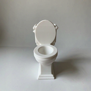 Miniature Toilet Model, Scaled Scene Layout Decor Accessory — additional product view