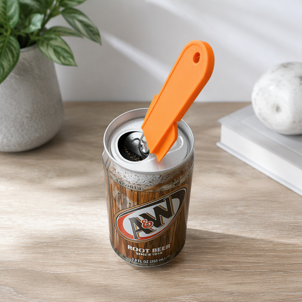 5 Sets (10 Pieces Total) Easy-to-Use Pull Ring Can Lid Openers, Effortless Beverage Can Opening Tools — main product view