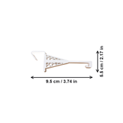 Clamp On No Drill Window Hanging Hook, Lightweight Hanger for Window Decorations and Small Ornaments — dimensions