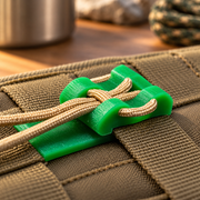 2 Pack Molle Clip Paracord Fasteners, Outdoor Backpack Accessories for Camping and Hiking — product scene