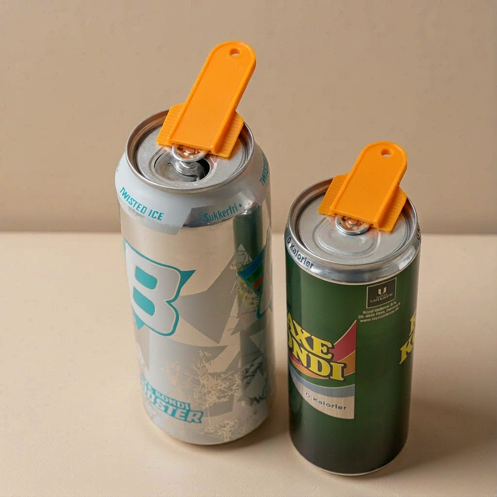 5 Sets (10 Pieces Total) Easy-to-Use Pull Ring Can Lid Openers, Effortless Beverage Can Opening Tools — main product view