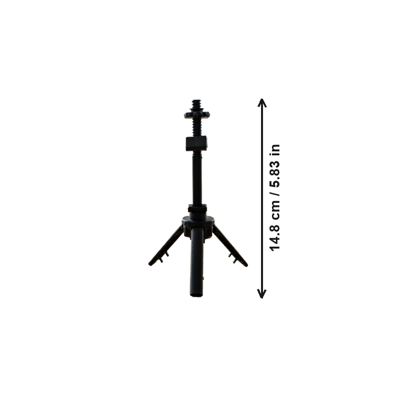 Adjustable Foldable Tripod Phone Stand, Tiltable Phone Mount with Secure Grip