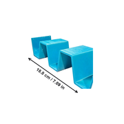 Sky Blue Stackable Taco Holder, Upright Taco Stand for Kitchen Serving