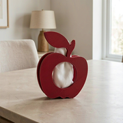 3 Pcs Apple Shaped Napkin Rings, Decorative Dining Table Accessories for Home and Festive Tabletop Use — main product view