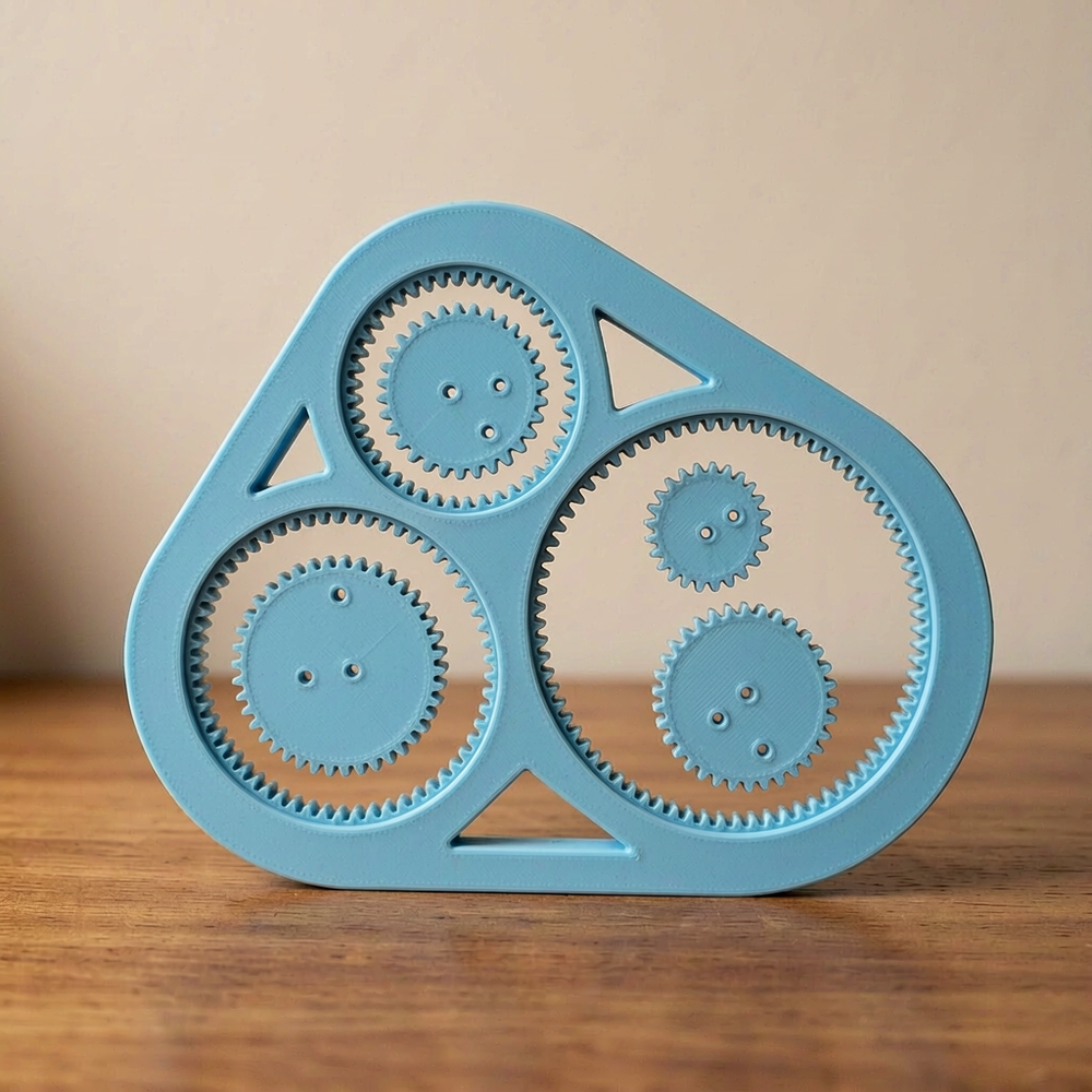 Geometric Gear Drawing Kit, Interlocking Gears for Pattern and Mandala Drafting — product scene