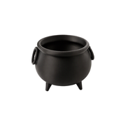 Witch Cauldron Bowl, Halloween Decorative Candy and Small Item Treat Holder for Home and Party Use — white background