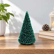 Textured Cone Festive Tabletop Holiday Tree Decoration — additional product view