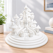 Fantasy Mushroom Castle Decor Ornament Desktop Home Display Statue — additional product view
