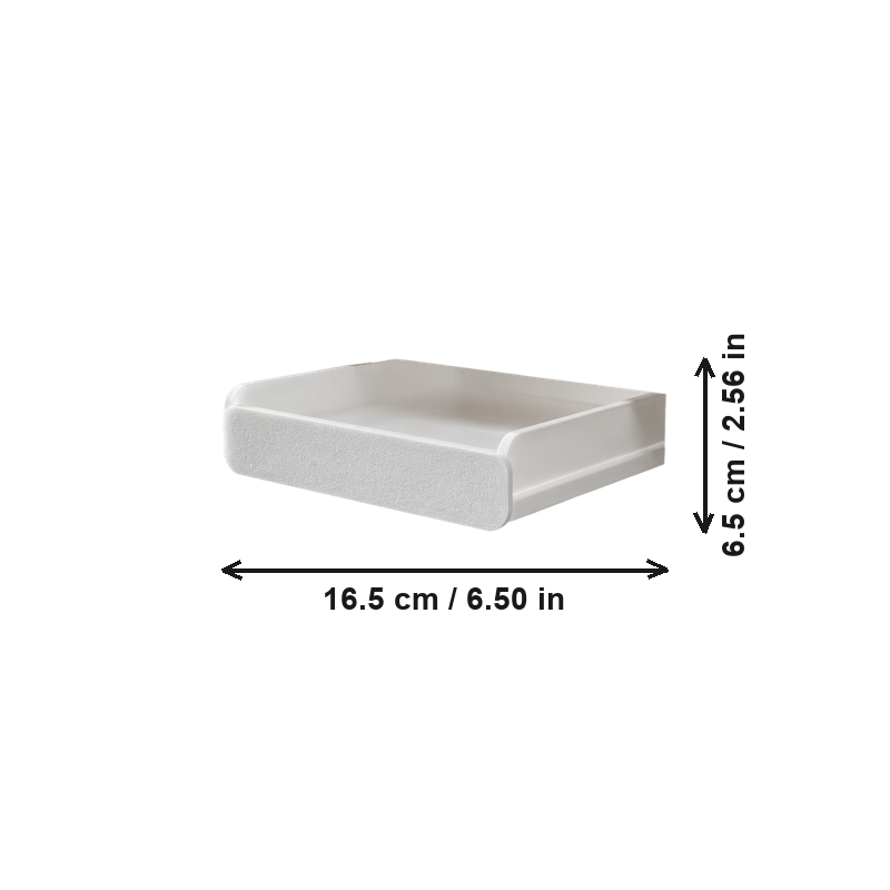 Under Desk Self-Adhesive Hidden Storage Organizer for Small Office Supplies — dimensions