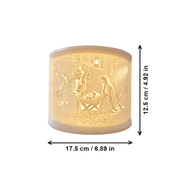 Lighted Nativity Scene Desktop Ornament, Festive Christmas Holiday Home Display Decor — dimensions