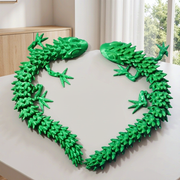 2 Pack Flexible Multi-Jointed Spiked Lizard Desktop Ornament, Posable Decor for Home and Office Desk Display — main product view