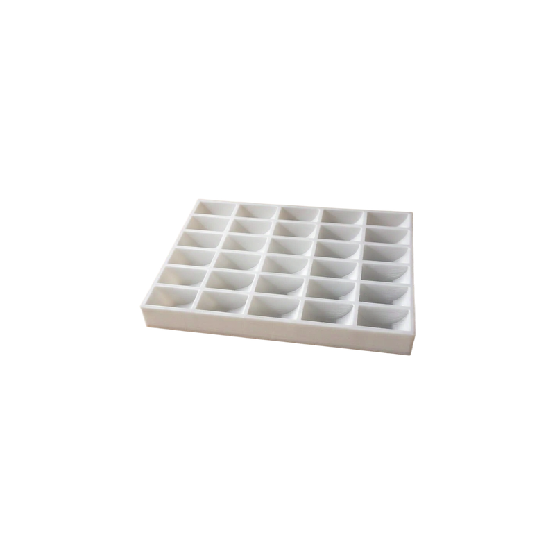 Desktop Sewing Bobbin Storage Organizer, Sewing Supplies Rack for Neat Workspace Storage — white background