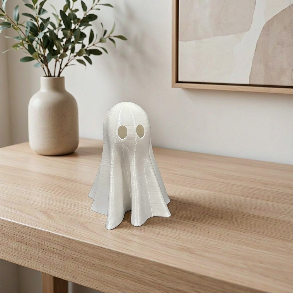 2Pcs Spooky Ghost Figurines, Tabletop & Shelf Ornaments for Halloween Home and Party Decor — main product view