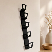 Wall Mounted 5 Hook Hat Rack, Cap Storage Holder for Home Closet Organization — product scene