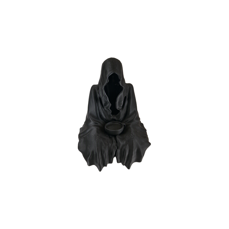 Hooded Cloak Shelf Display Decorative Figurine — white background