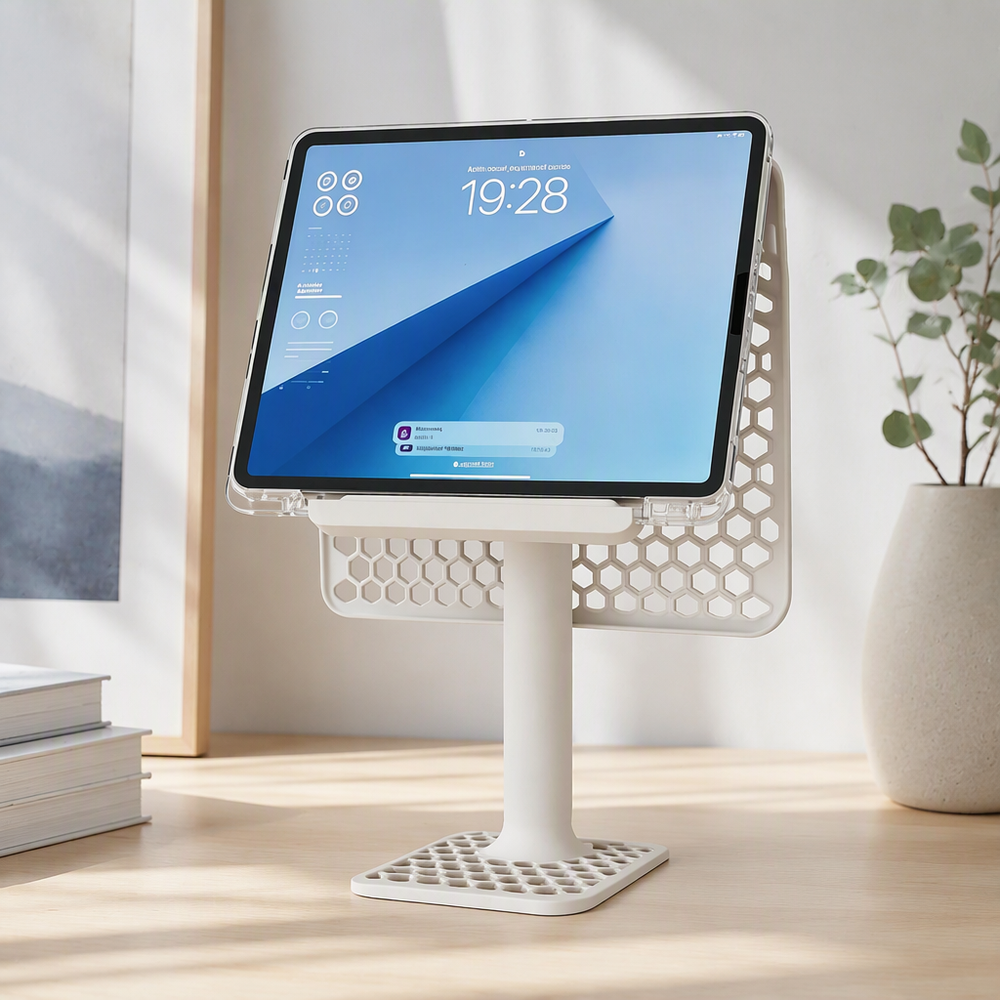Ventilated Honeycomb Adjustable Desktop Tablet Stand Ergonomic Tablet Holder — additional product view
