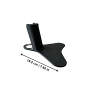 Black Water Hose Holder Stand, Outdoor Pipe Support Bracket with Stable Triangular Base
