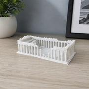 Parthenon Temple Ruins Miniature Building Model Desktop Ornament for Home and Shelf Display — additional product view
