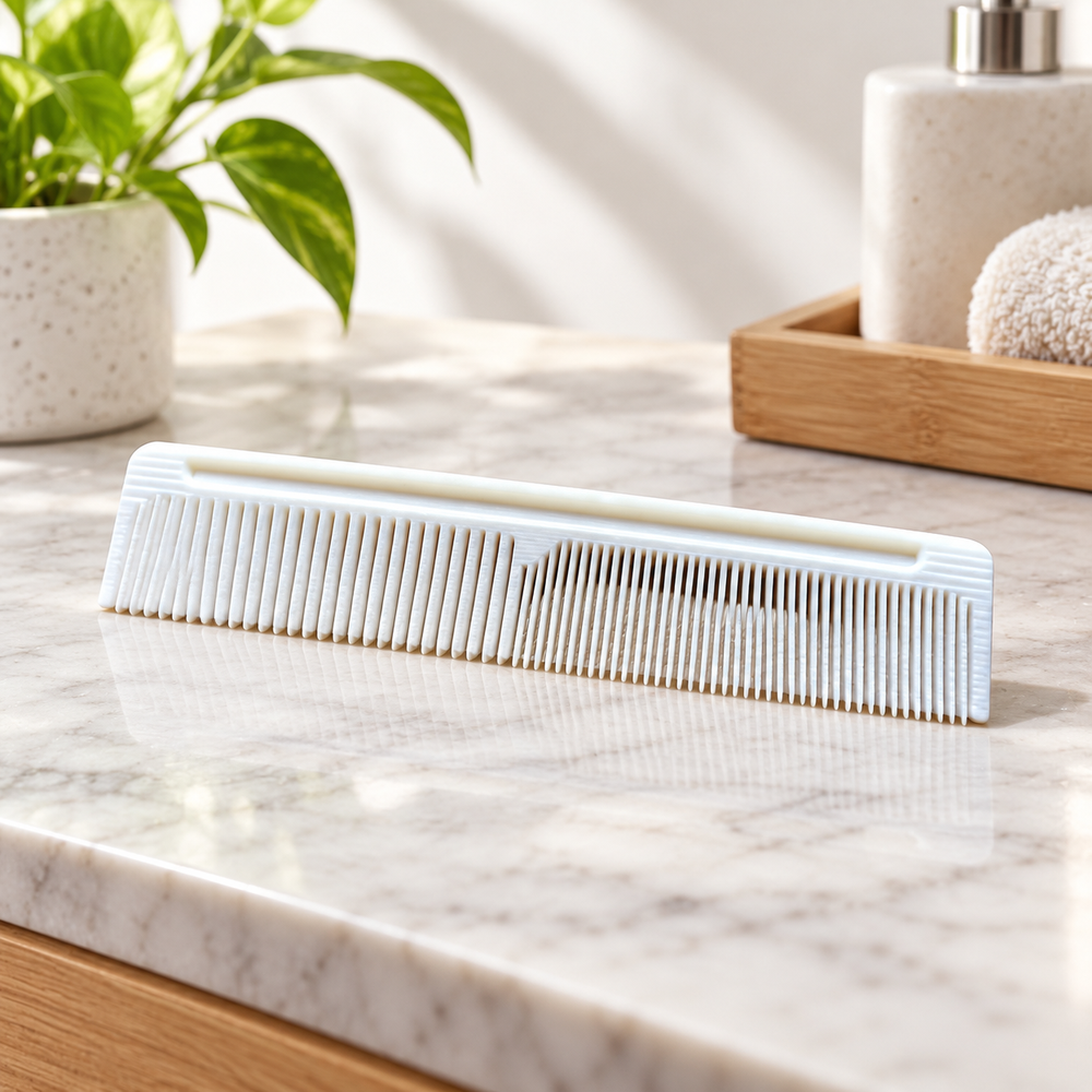 Portable Fine Tooth Hair Comb, Daily Grooming and Hairstyling Tool — main product view