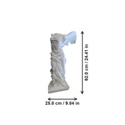 Classical Winged Figure Sculpture Home Art Decor Display Ornament — white background