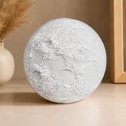 Realistic Lunar Surface Spherical Lamp Shade, Celestial Interior Decor Accent — product scene