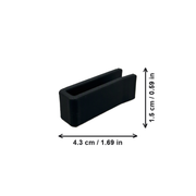 3 Pack Belt Keepers, Minimalist Accessories for Securing Loose Belts — dimensions