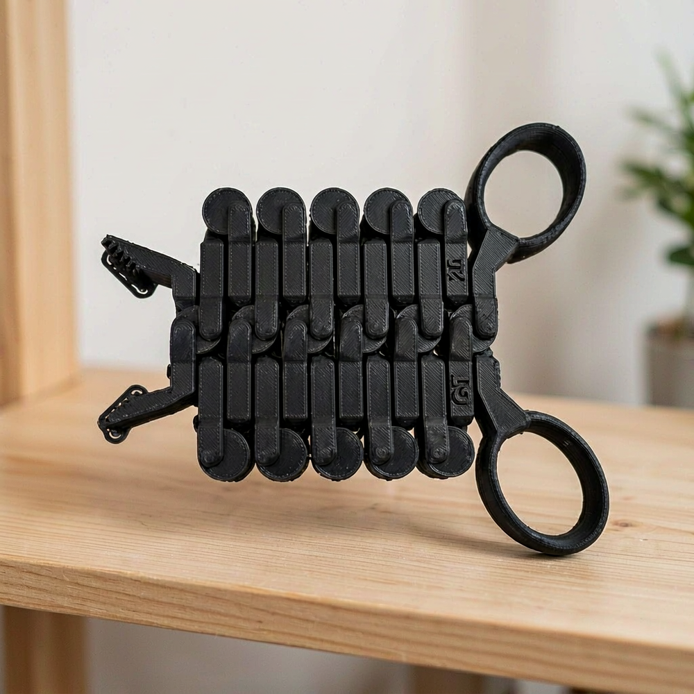 Flexible Articulated Fidget Grabber for Desktop Stress Relief — additional product view