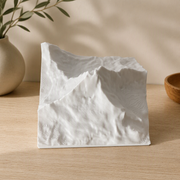 Miniature Mountain Topography Model, Realistic Textured Peak Display Ornament for Home Desktop and Shelf Decor — product scene