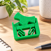2 Pack Rock Style Desktop Tactile Clicker, Integrated Toggle Desktop Accessory — main product view