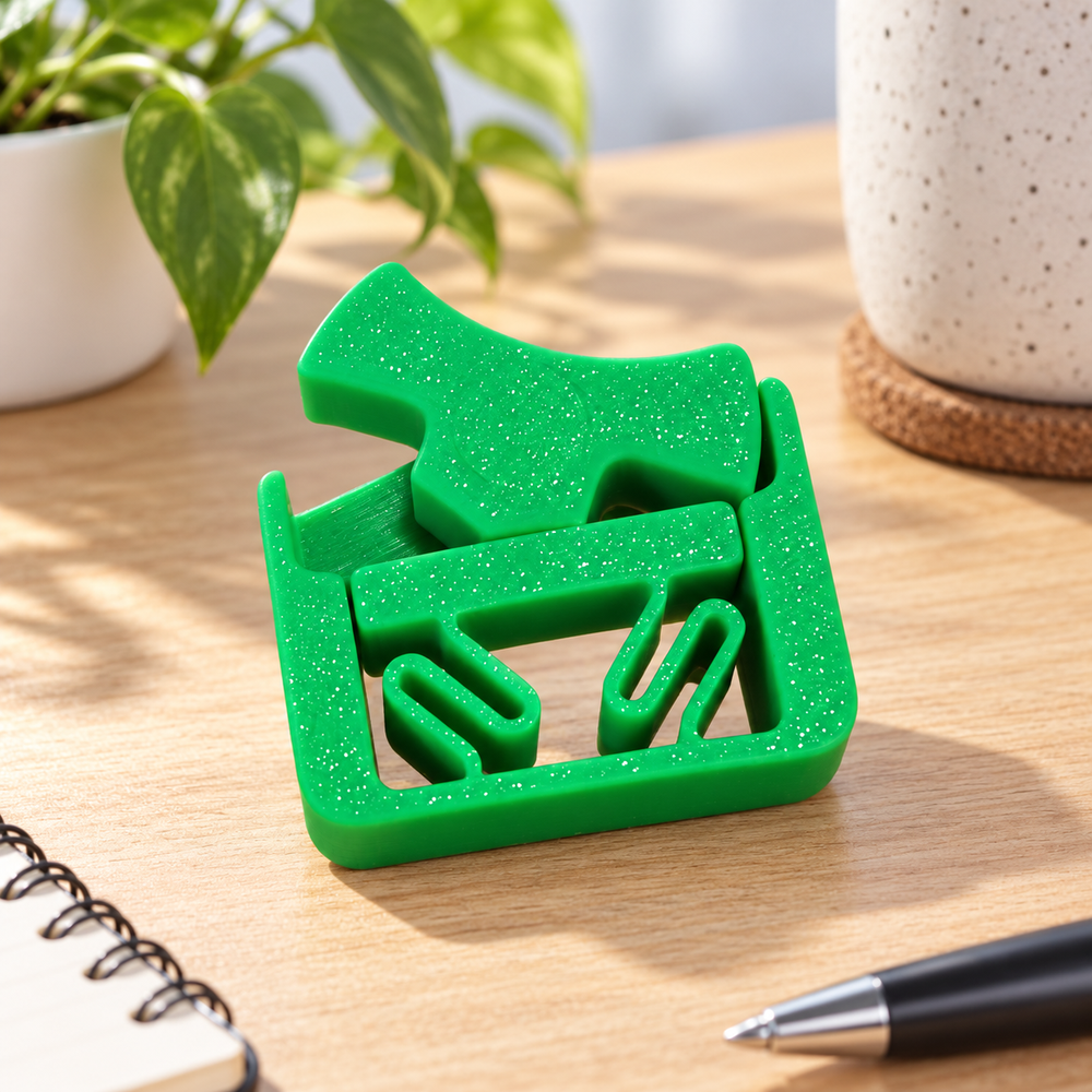 2 Pack Rock Style Desktop Tactile Clicker, Integrated Toggle Desktop Accessory — main product view