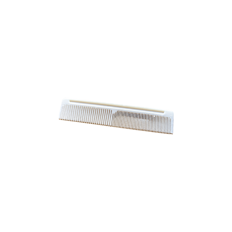Portable Fine Tooth Hair Comb, Daily Grooming and Hairstyling Tool — white background