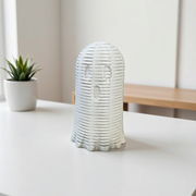 Stretchy Layered Ghost Figurine Halloween Desktop and Home Display Ornament — main product view