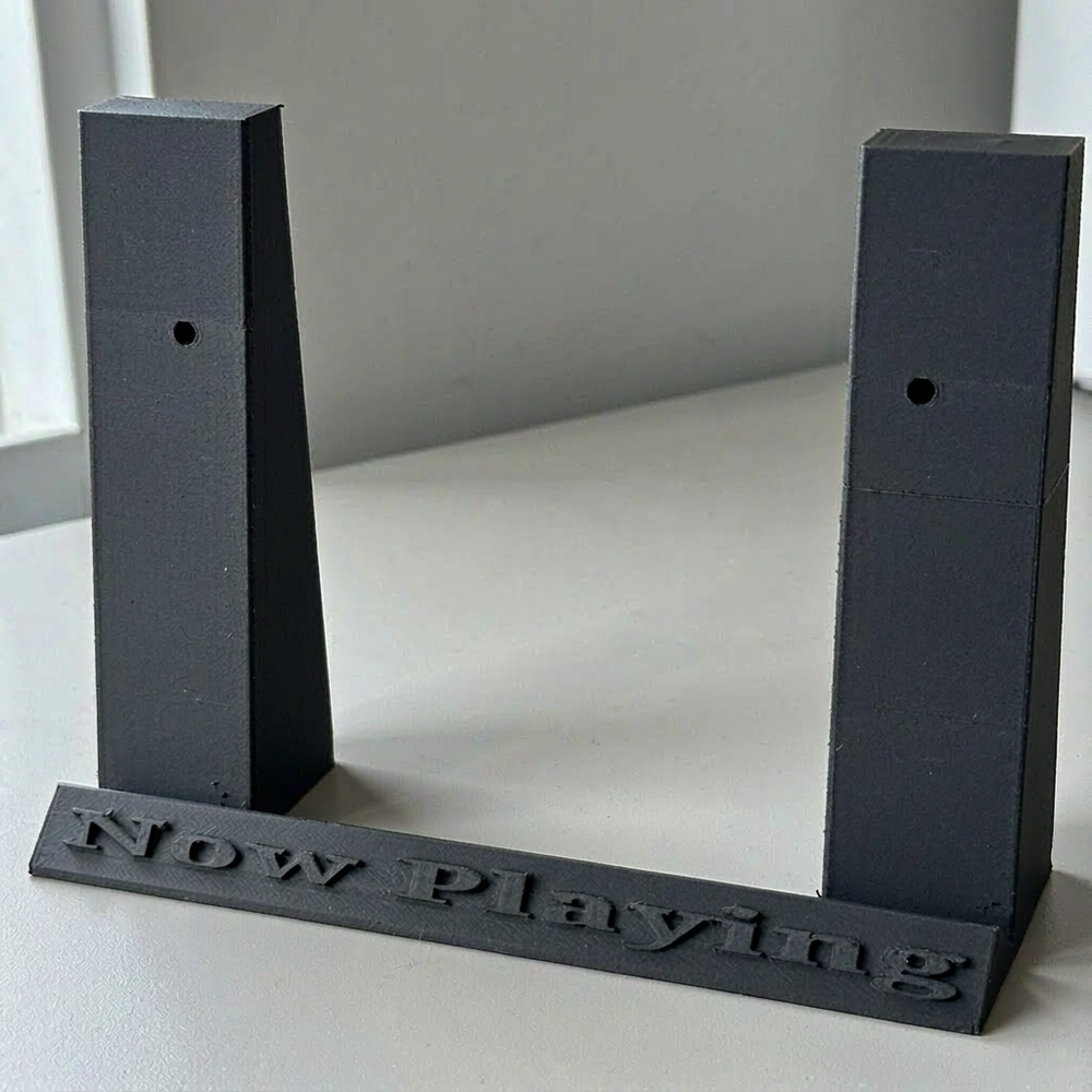 Now Playing Vinyl Record Display Stand, Album Cover Holder for Turntable Setups — additional product view