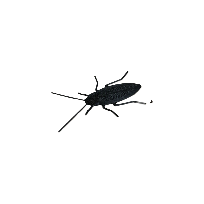 6 Pieces Realistic Cockroach Prank Props Novelty Practical Joke Items Funny Harmless Scary Gags for Surprise Parties — white background
