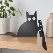 Cat Silhouette Door Frame Topper, Quirky Corner Decor for Home and Office Display — additional product view