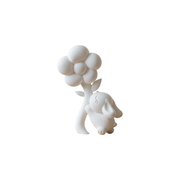 1-Piece Cute Bunny and Flower Easter Spring Home Decorations — white background
