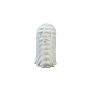 Stretchy Layered Ghost Figurine Halloween Desktop and Home Display Ornament — white background