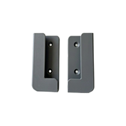 2 Piece Universal Tablet Wall Mount Holder, Space Saving Wall Bracket for Flat Household Items — white background