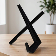 Minimalist Tabletop Display Stand for Plates, Pictures and Flat Items, Desktop Home Decor — main product view
