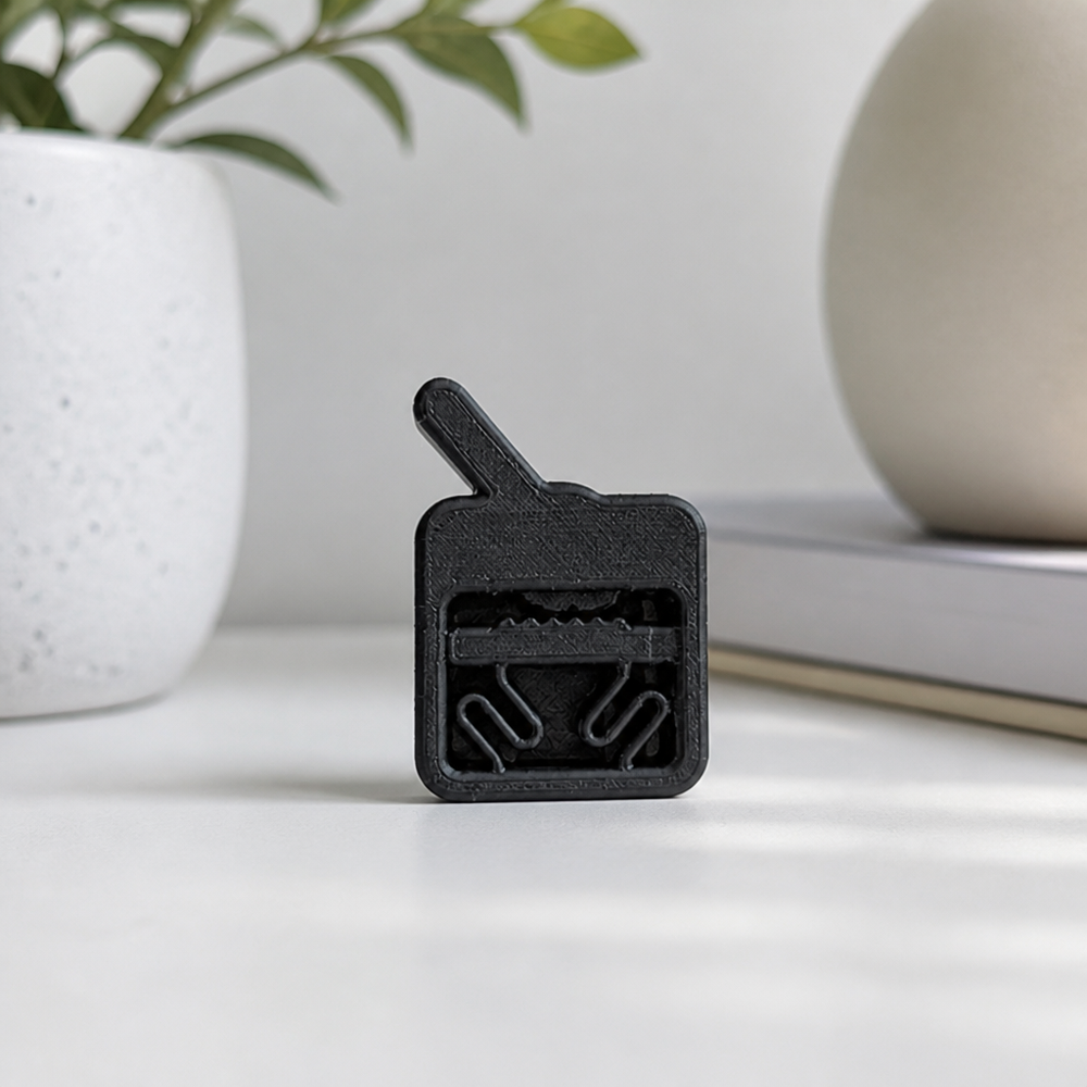 Push-Button Slider Fidget, Dual Desktop and Portable Use, Crisp Click Sensory Fidget for Stress Relief — main product view