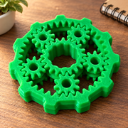 Rotatable Planetary Gear Fidget Spinner with Interlocking Structure — product scene