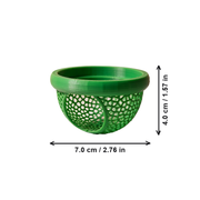 2 Pack Floating Fish Tank Hollow Shelter Aquarium Ornament Decoration — dimensions