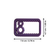 Sliding Gear Fidget Gadget — dimensions