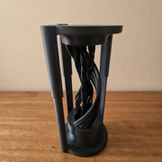Optical Illusion Kinetic Twisted Desk Sculpture Creative Desktop Accent Decor for Home and Office — product scene