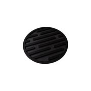 10 Pack Modern Textured Round Coasters for Table Surface Protection — white background