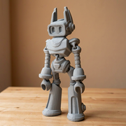 Articulated Poseable Robot Collectible Figurine for Desk and Shelf Display — product scene