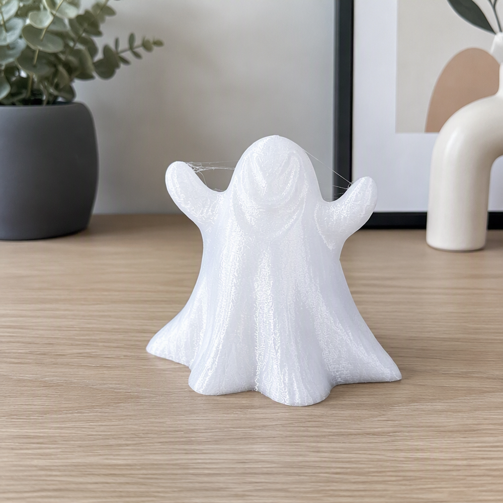 Halloween Ghost Shaped Decorative Tea Light Shade Lamp Cover for Home Desk and Shelf Display — additional product view