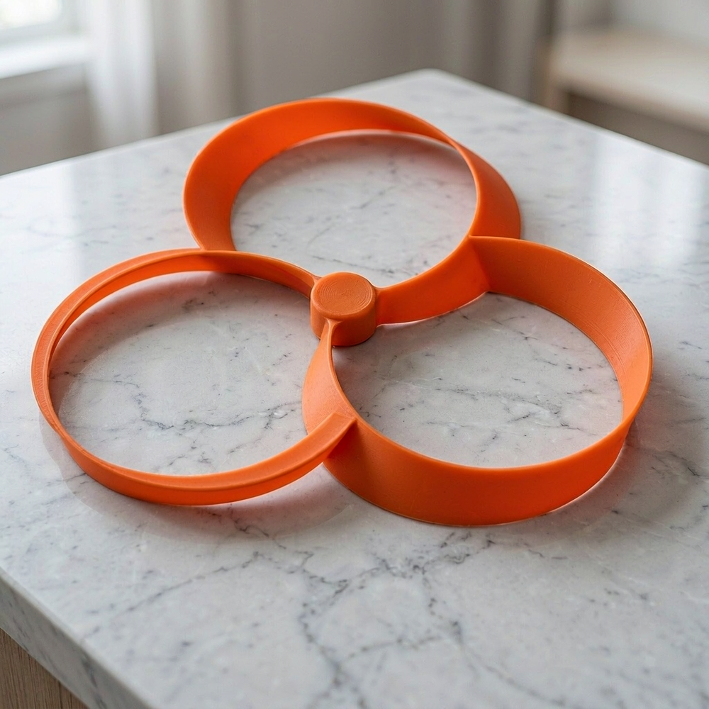 3-Blade Toroidal Propeller Ring Rotor for Stable Airflow and Smooth Rotation — main product view